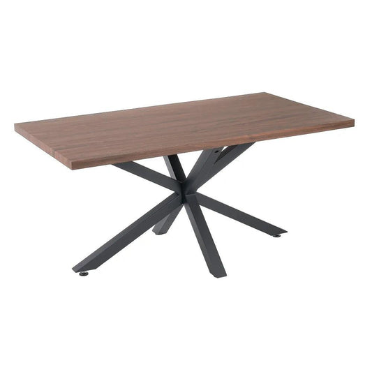 Masa dining maro neagra din lemn 160 cm Lona Ixia - Poetic Store