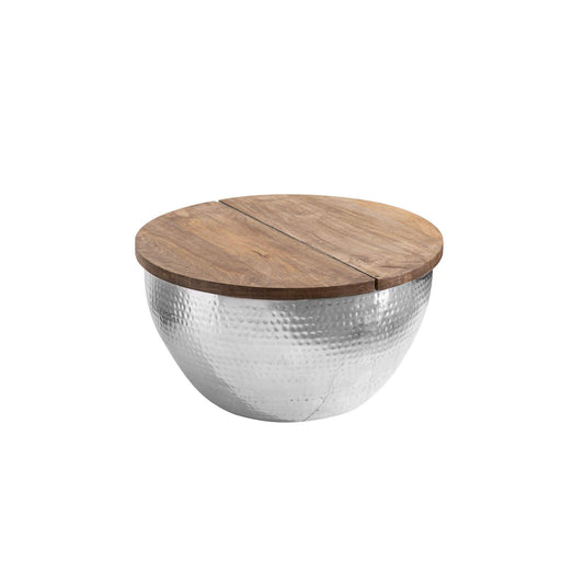 Masuta din lemn si metal silver Orient Invicta Interior 1