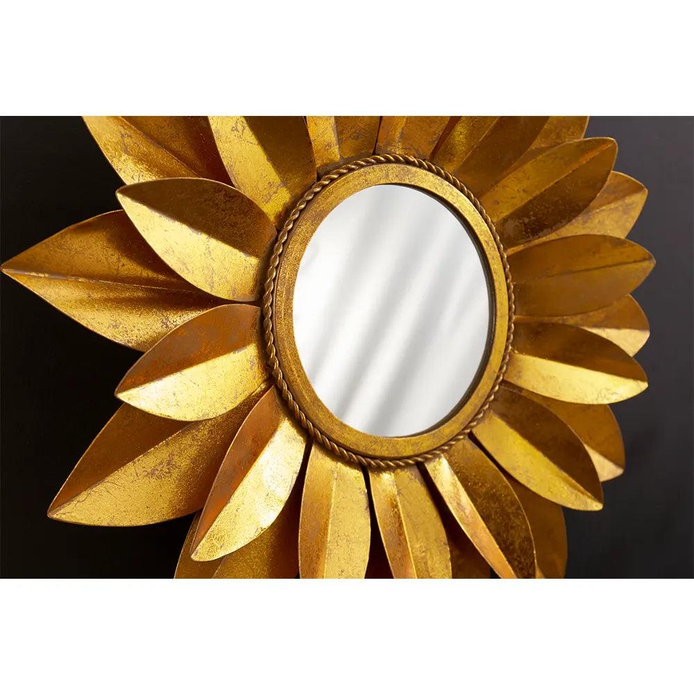 Oglinda gold din fier Sunflower 60 cm Invicta Interior4