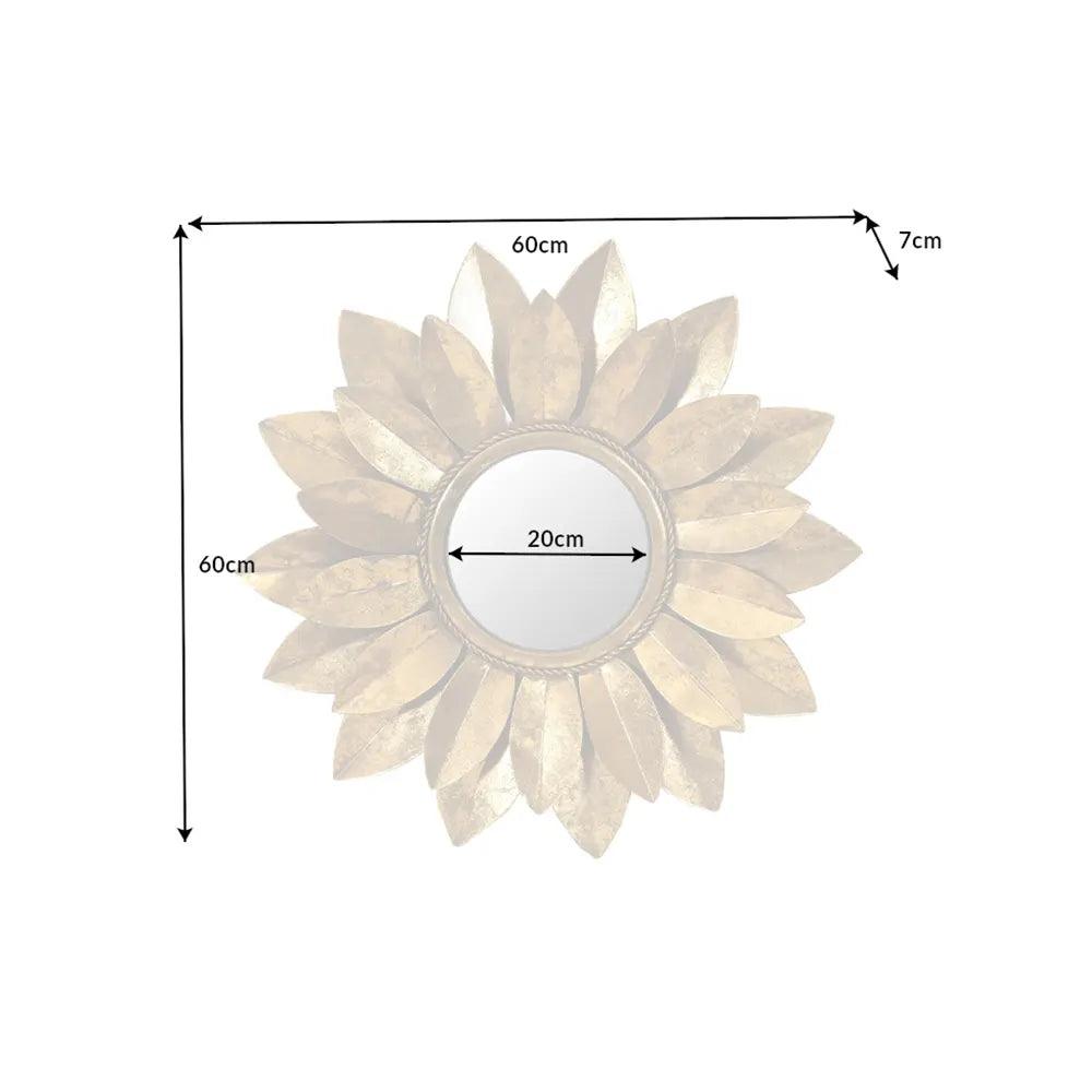 Oglinda gold din fier Sunflower 60 cm Invicta Interior7