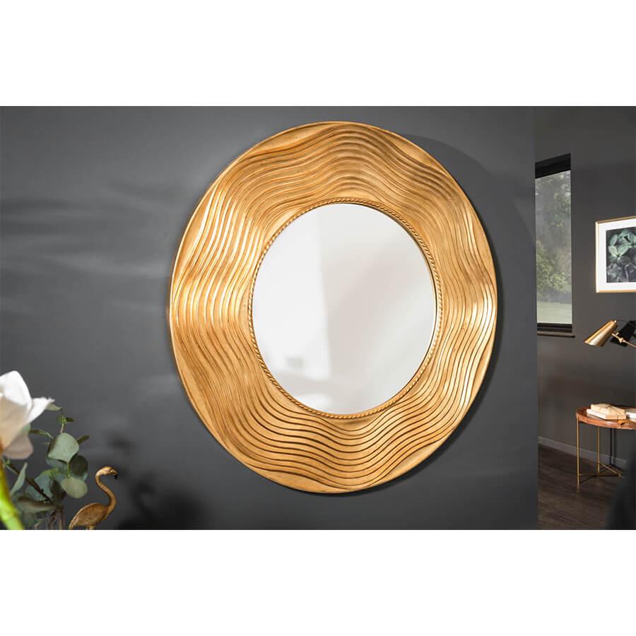 Oglinda gold din lemn Circle Invicta Interior3