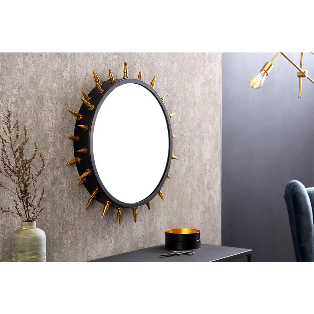 Oglinda neagra gold Abstract Invicta Interior2