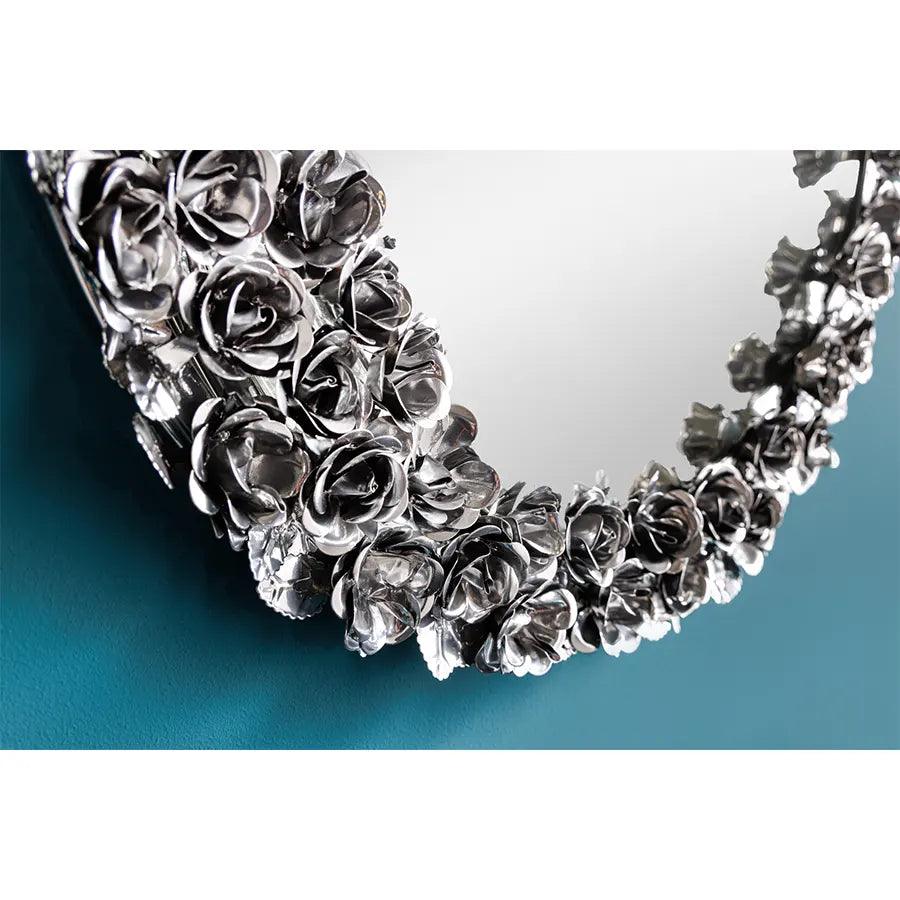 Oglinda silver Roses 60 cm Invicta Interior - Poetic Store