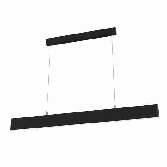 Lustra neagra din metal cu led Step Maytoni