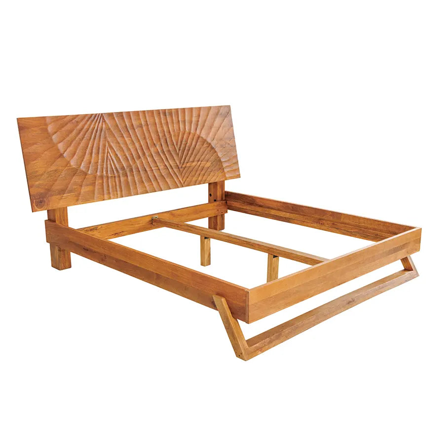 Pat maro din lemn 180x200 cm Scorpion  Invicta Interior - Poetic Store