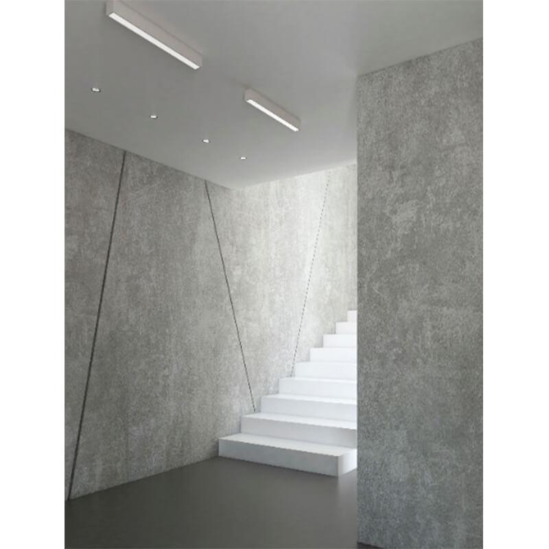 Plafoniera alba din metal Linear Small Maxlight2