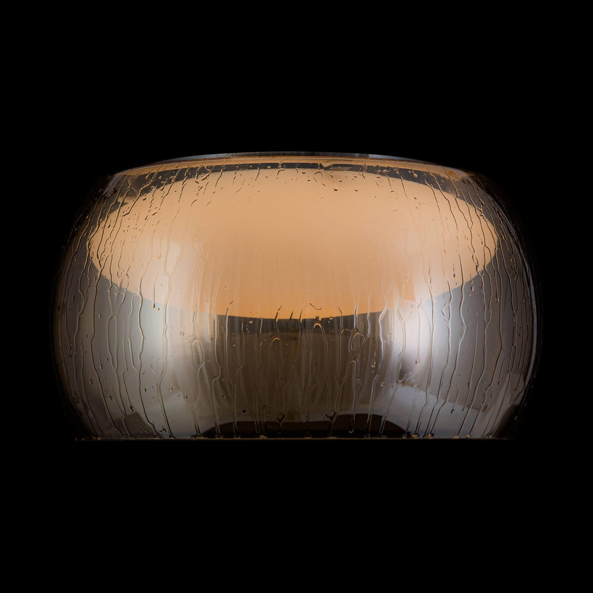 Plafoniera maro din sticla 40 cm Solen2