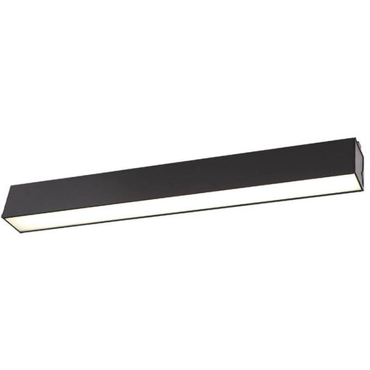 Plafoniera neagra din metal Linear Small Maxlight 1