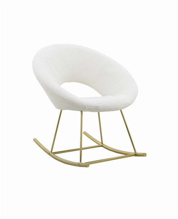 Scaun balansoar alb Maddy Richmond Interiors1