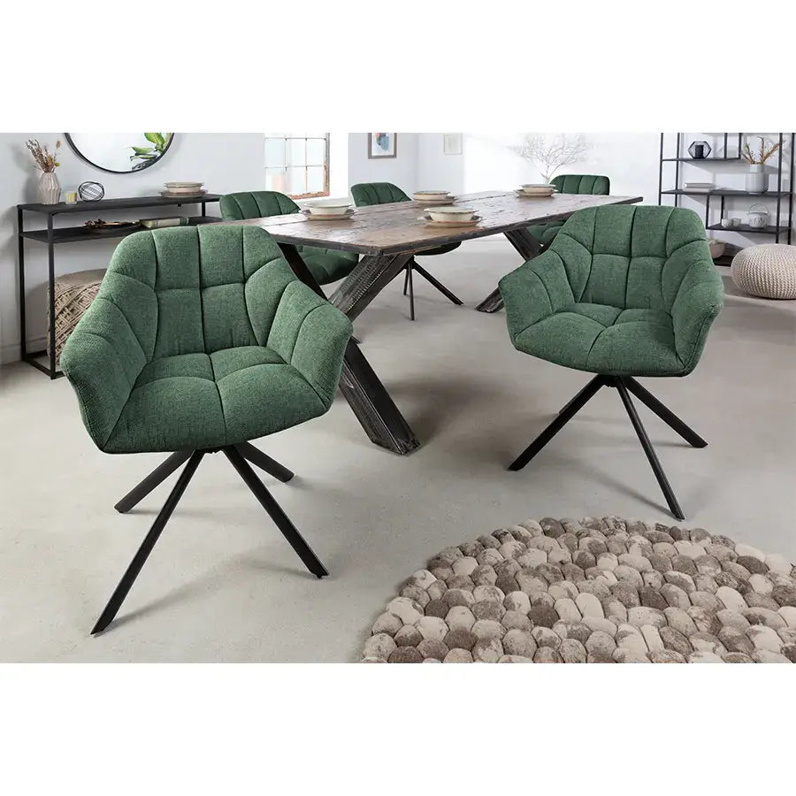 Scaun dining rotativ verde Papillon Invicta Interior3