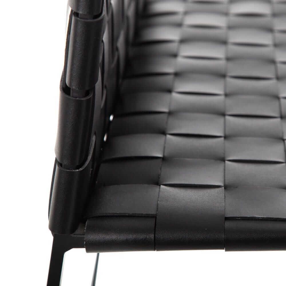 Scaun lounge negru din piele Lexus Denzzo5