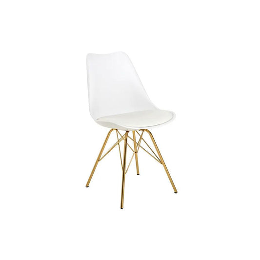 Scaun dining alb gold Scandinavia Invicta Interior - Poetic Store