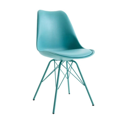 Scaun dining turcoaz Scandinavia Invicta Interior - Poetic Store