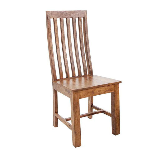 Scaun maro din lemn masiv Macassar Invicta Interior - Poetic Store