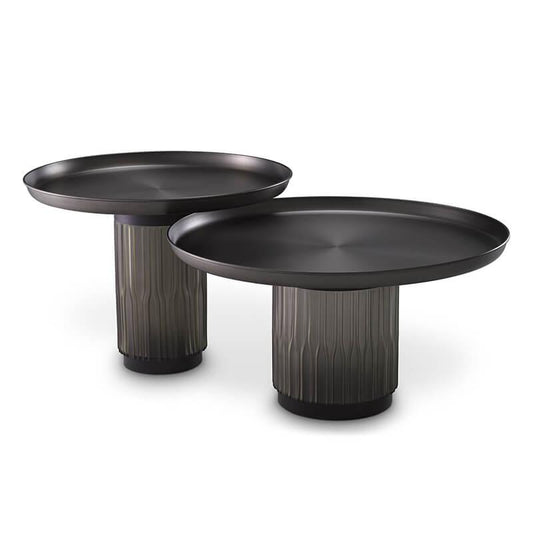 Set de 2 masute negre Zachary Eichholtz1