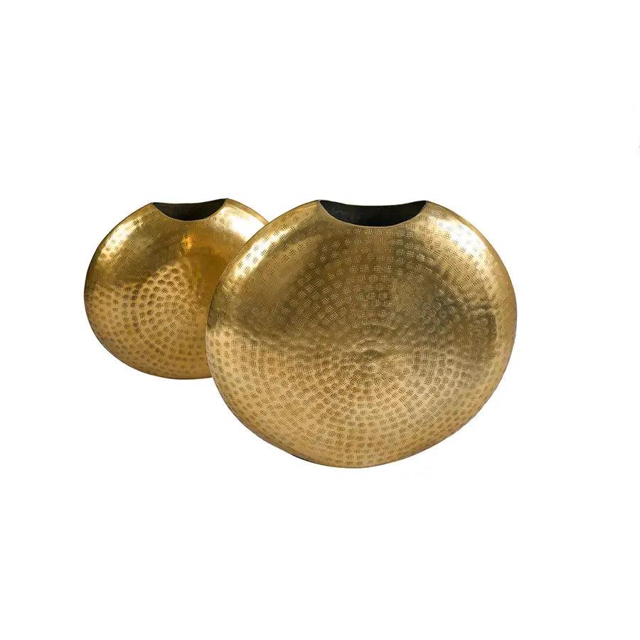 Set de 2 vase gold din metal Oriental Invicta Interior1