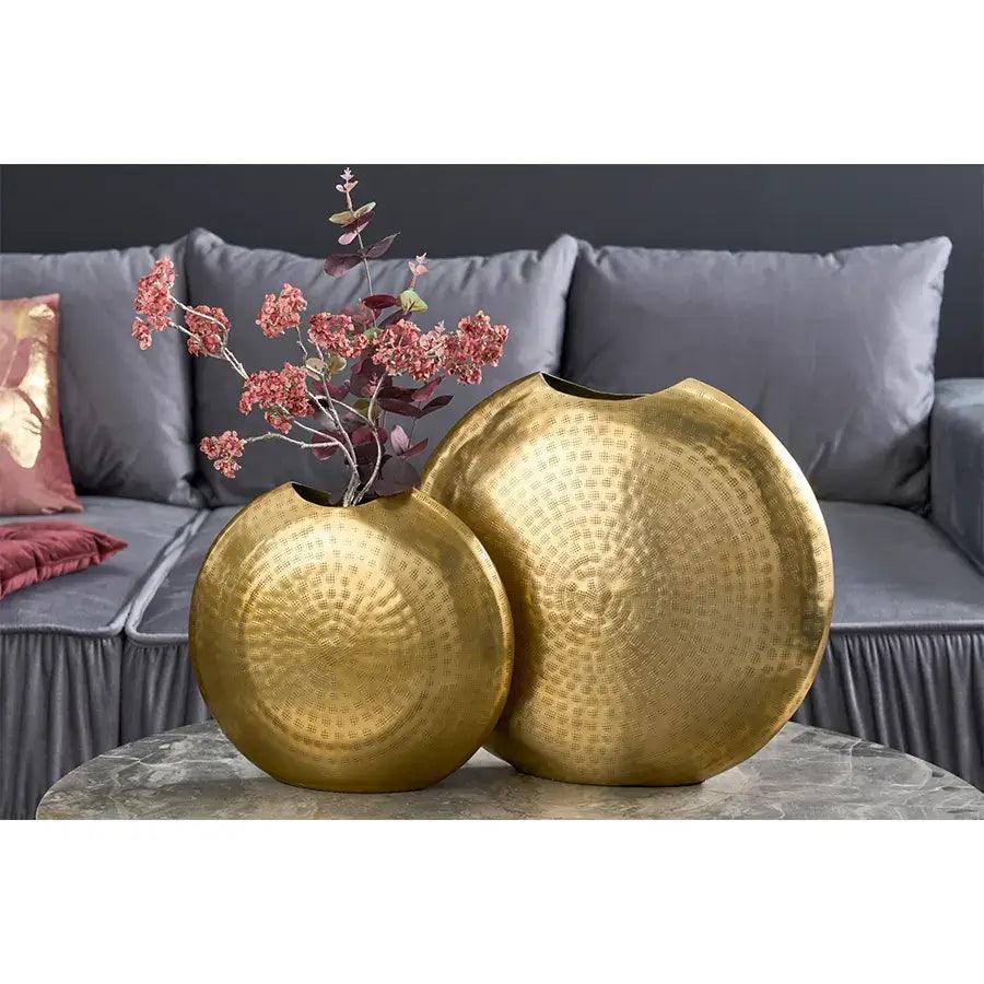 Set de 2 vase gold din metal Oriental Invicta Interior2