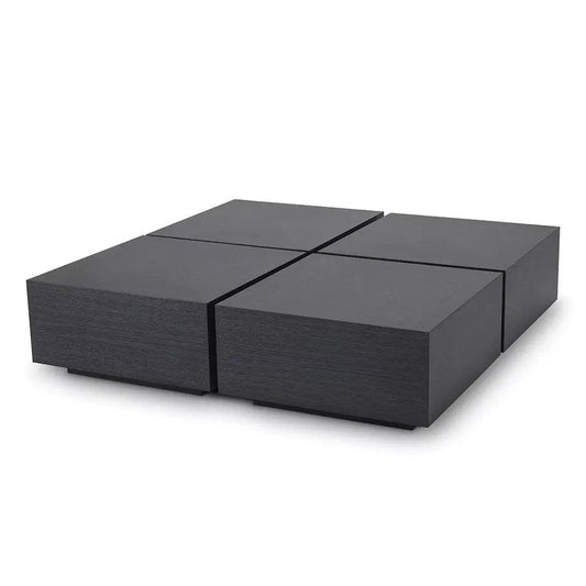 Set de 4 masute negre din lemn Puro Eichholtz1