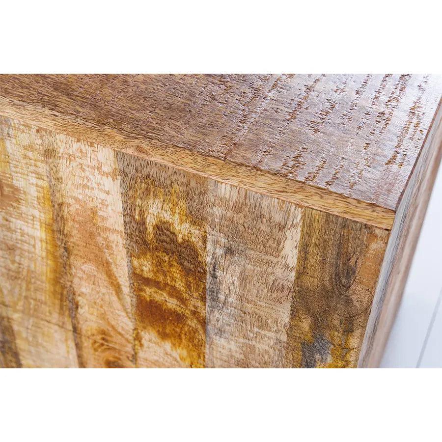 Set de 2 masute maro din lemn Curacao Invicta Interior