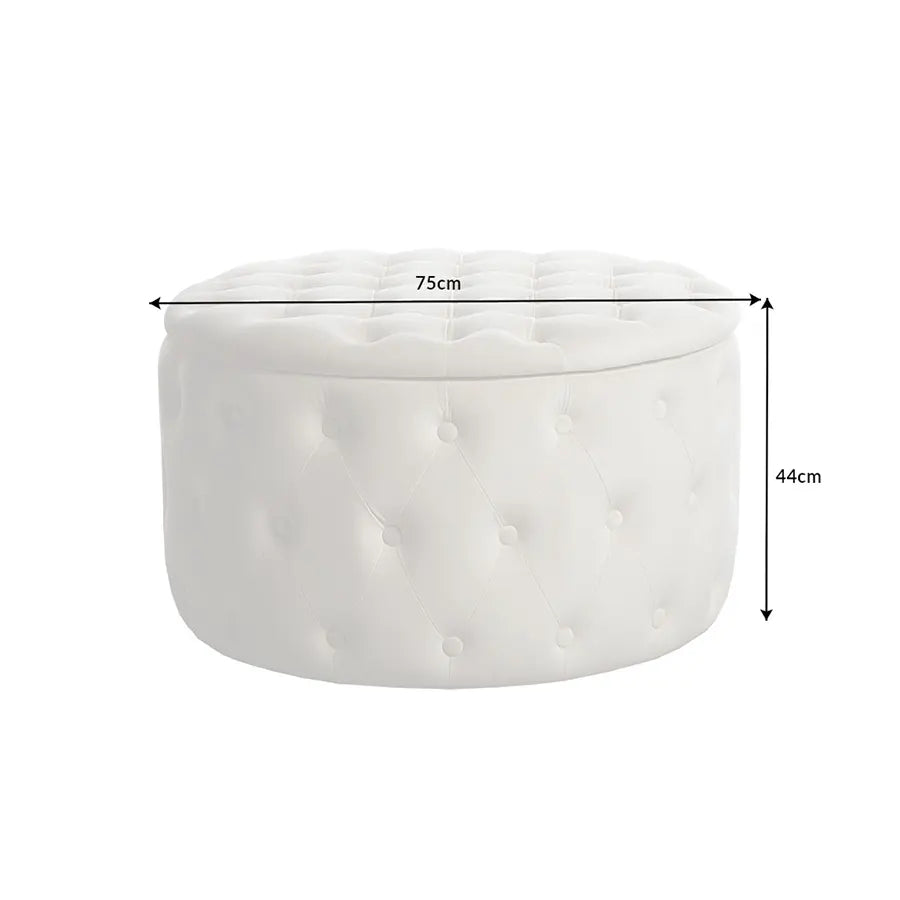 Taburet bej din catifea Baroque Invicta Interior6