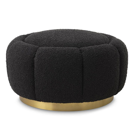 Taburet negru din poliester Inger Eichholtz1